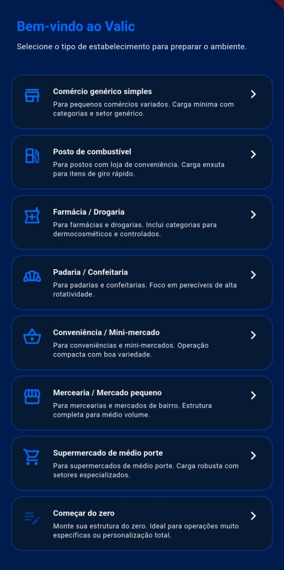 Configuração inicial